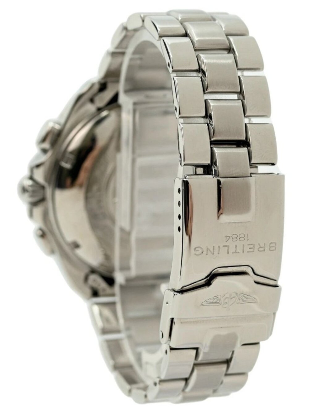 Breitling Men's 41mm Shark Black Dial Swiss Automatic Chrono Watch! Ref: A13051! - Picture 2 of 6